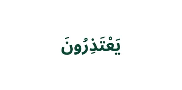 الجزء 11 - يَعْتَذِرُونَ