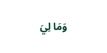 الجزء 23 - وَمَآ لِىَ