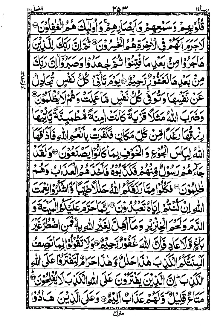 سورة النحل الصفحة 13