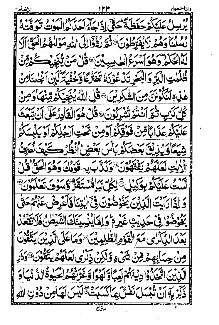 سورة الأنعام الصفحة 8