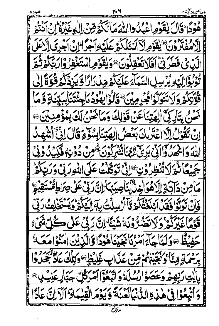 Surah Hud Page 7