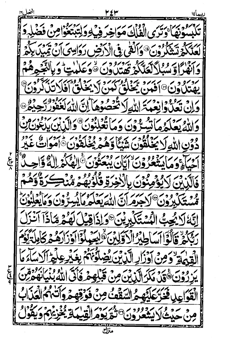 Surah An-Nahl Page 3