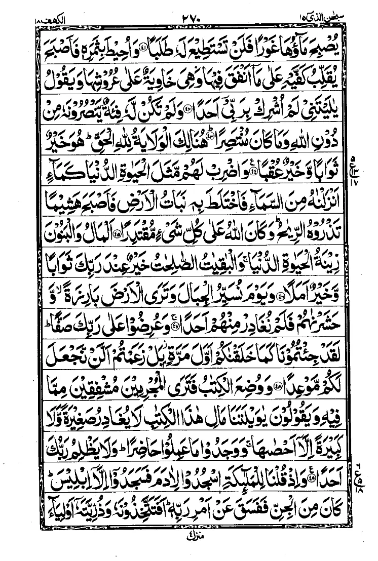 Surah Al-Kahf Page 6
