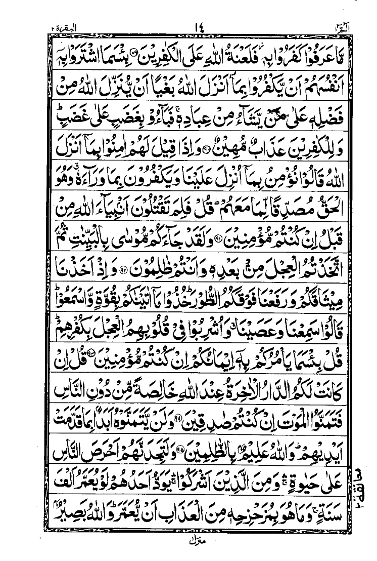 Surah Al-Baqarah Page 12