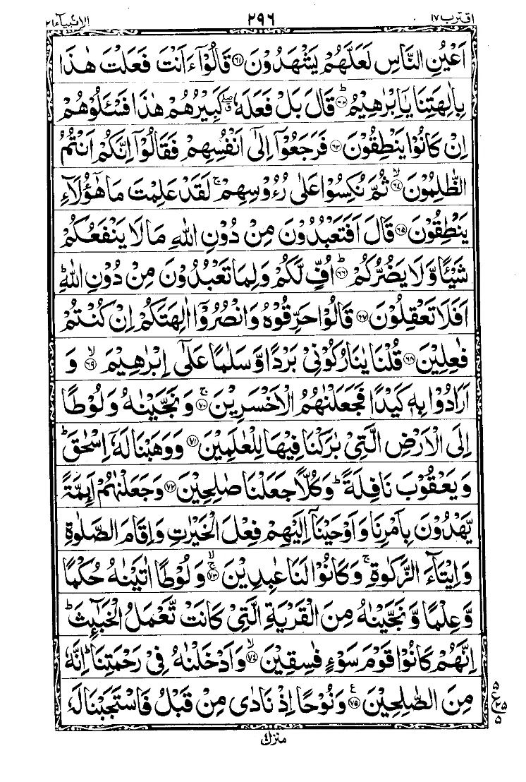 Surah Al-Anbiya Page 6