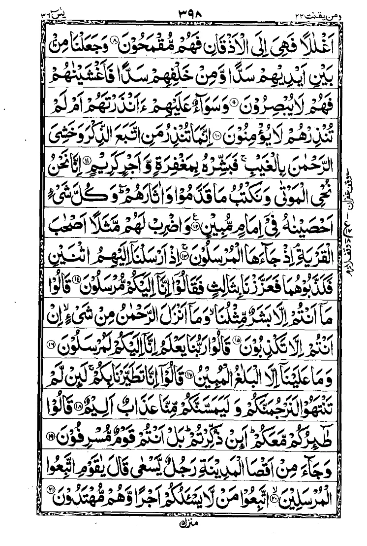 Surah Ya-Sin Page 2