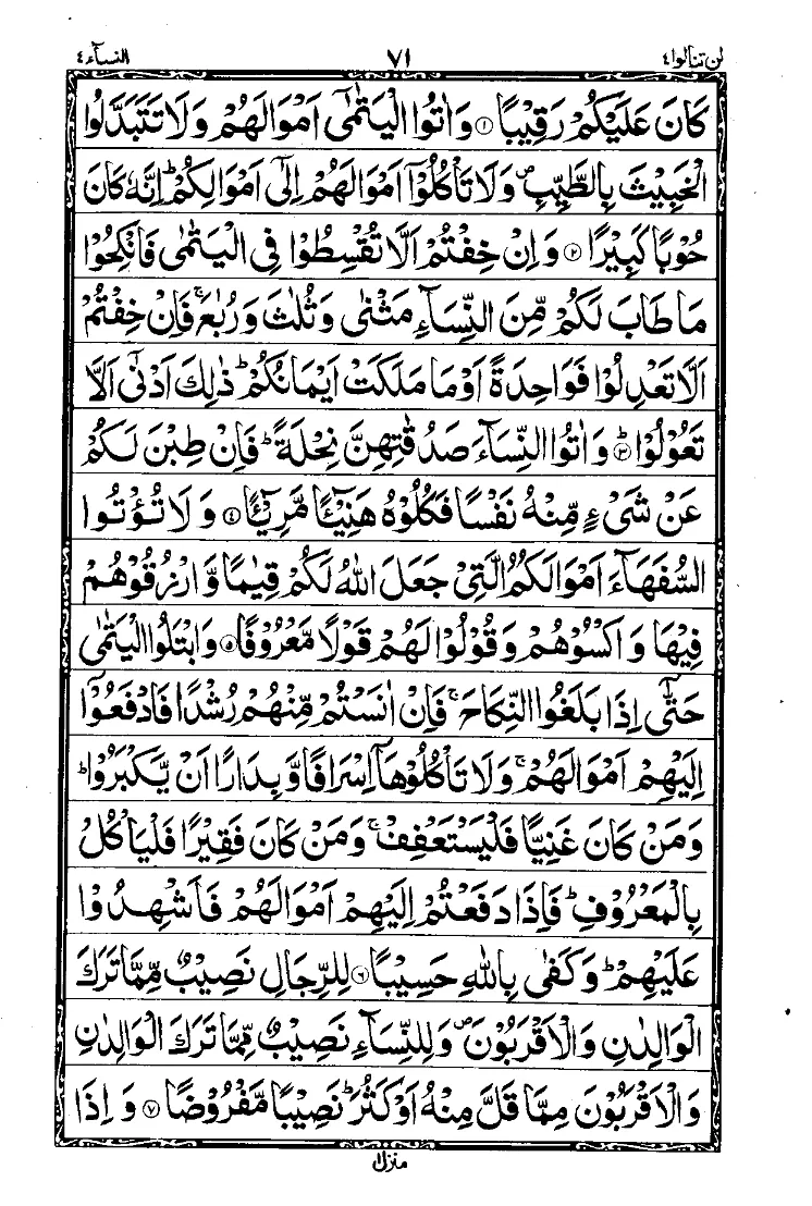 Surah An-Nisa Page 2