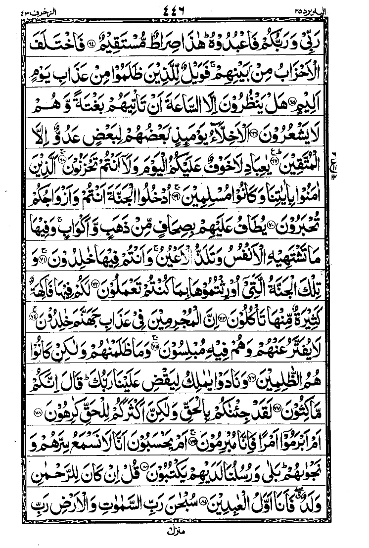 Surah Az Zukhruf Page 6