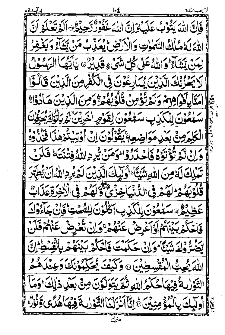 Surah Al-Ma’idah Page 8
